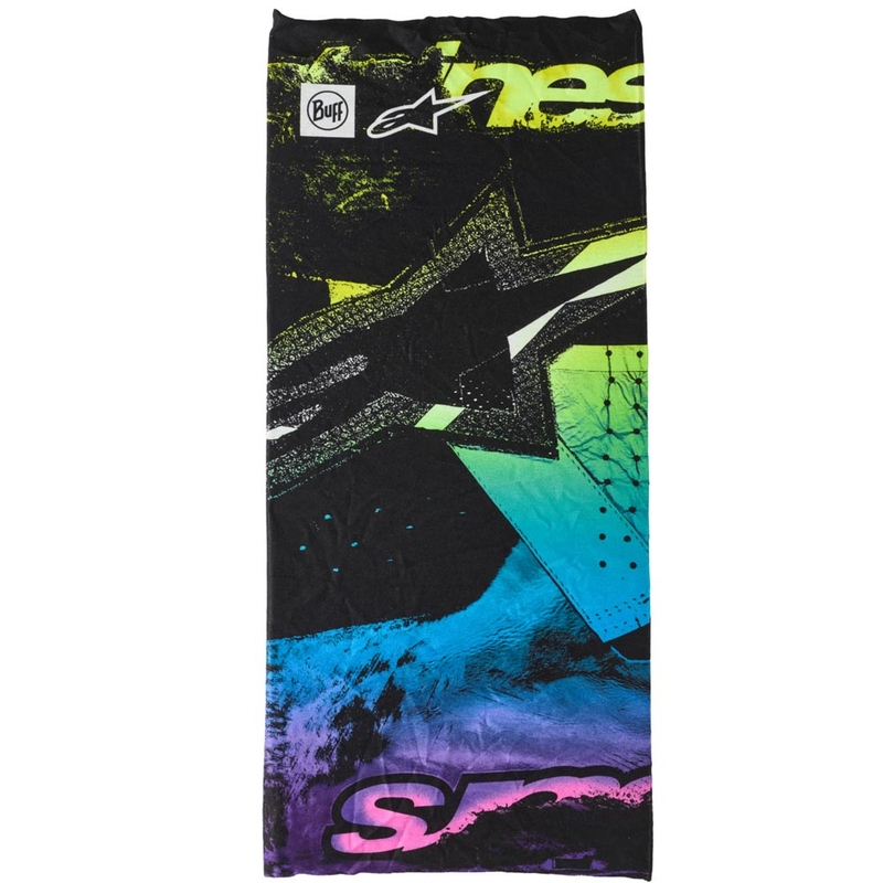 Alpinestars Buff Ignite kakla ortoze melna-sarkana