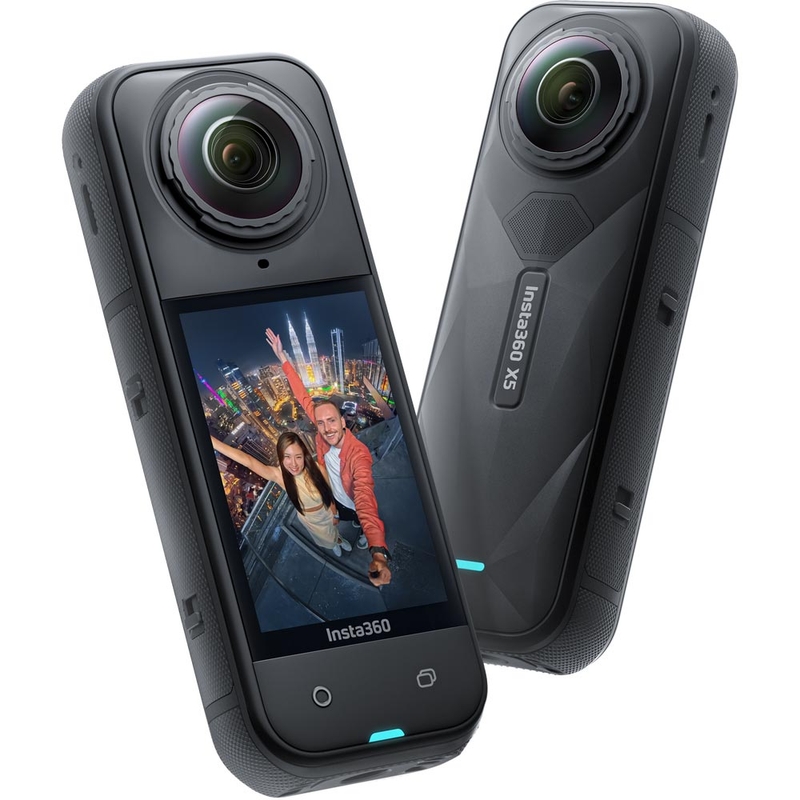 Insta360 X5 sporta kamera, melna