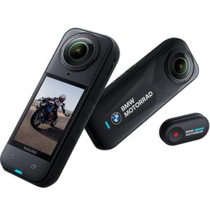 Insta360 X5 BMW Motorrad Edition sporta kamera, melna