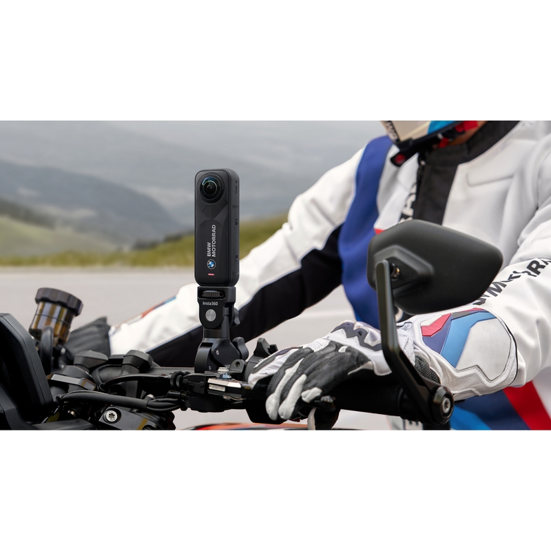 Insta360 X5 BMW Motorrad Edition sporta kamera, melna