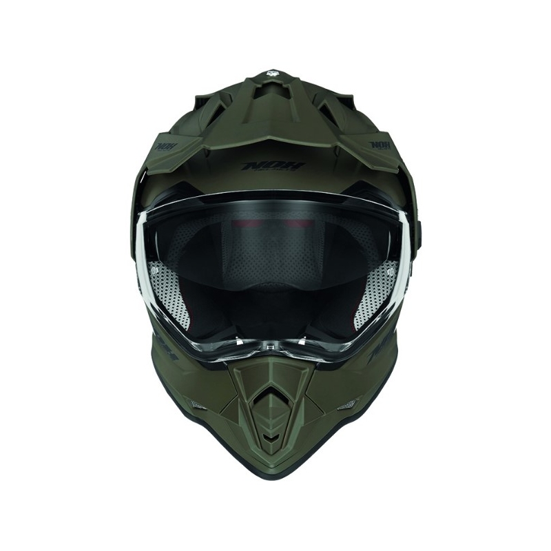 Enduro ķivere NOX N312 zaļa matēta 2 - II. kvalitāte