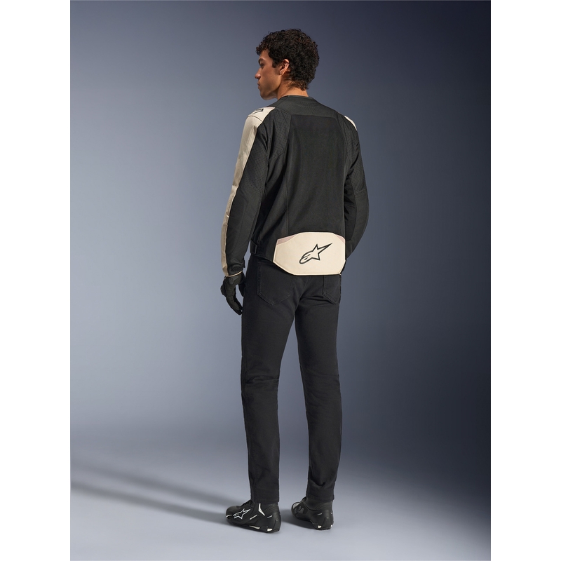 Alpinestars T-SPS Air V2 motocikla jaka melna-smilšu krāsā