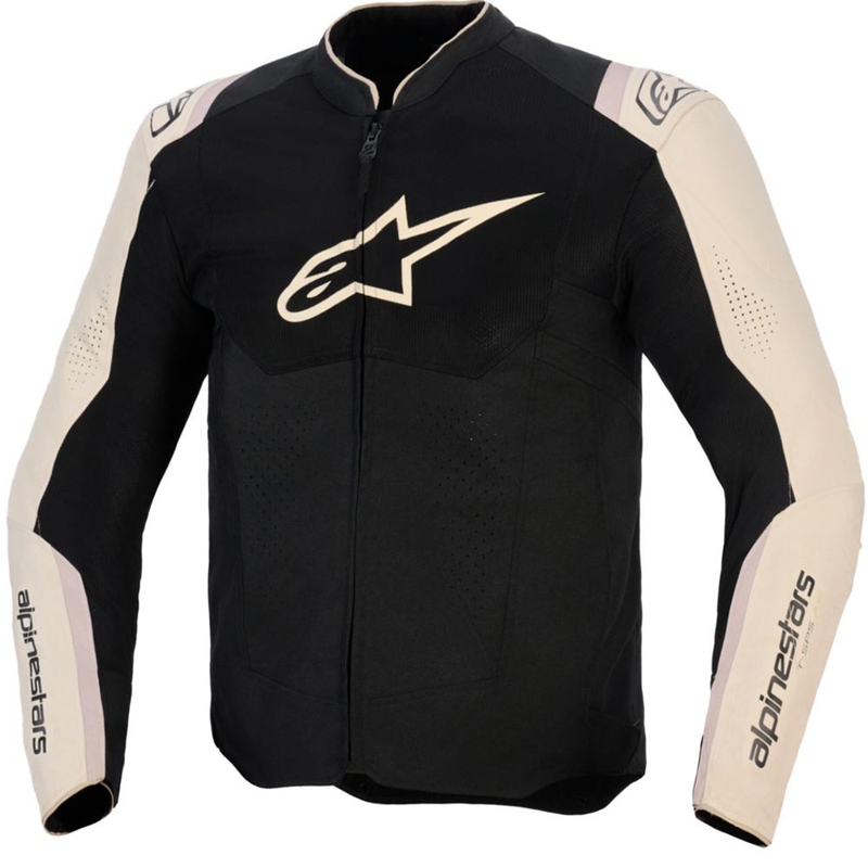 Alpinestars T-SPS Air V2 motocikla jaka melna-smilšu krāsā