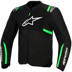 Alpinestars T-SPS Air V2 motocikla jaka melna-fluo zaļa