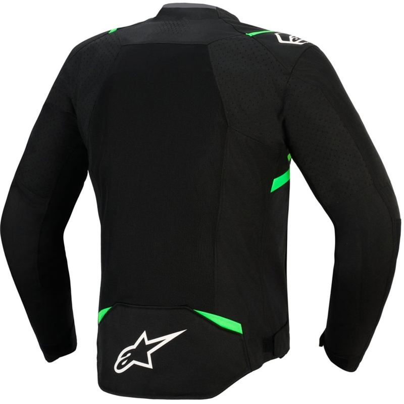 Alpinestars T-SPS Air V2 motocikla jaka melna-fluo zaļa