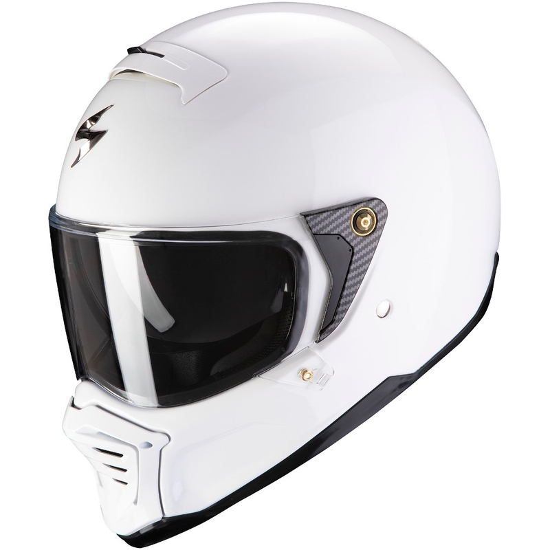 Scorpion EXO-HX1 Solid slēgta tipa ķivere, balta - II. klase - II. kvalitāte