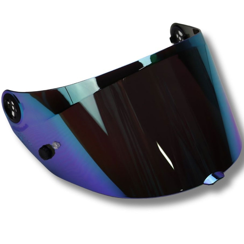 Motocikla ķiveres vizieris Nolan X804 RS Cosmic Iridium Blue.SR-NFR/2ACT spoguļzils