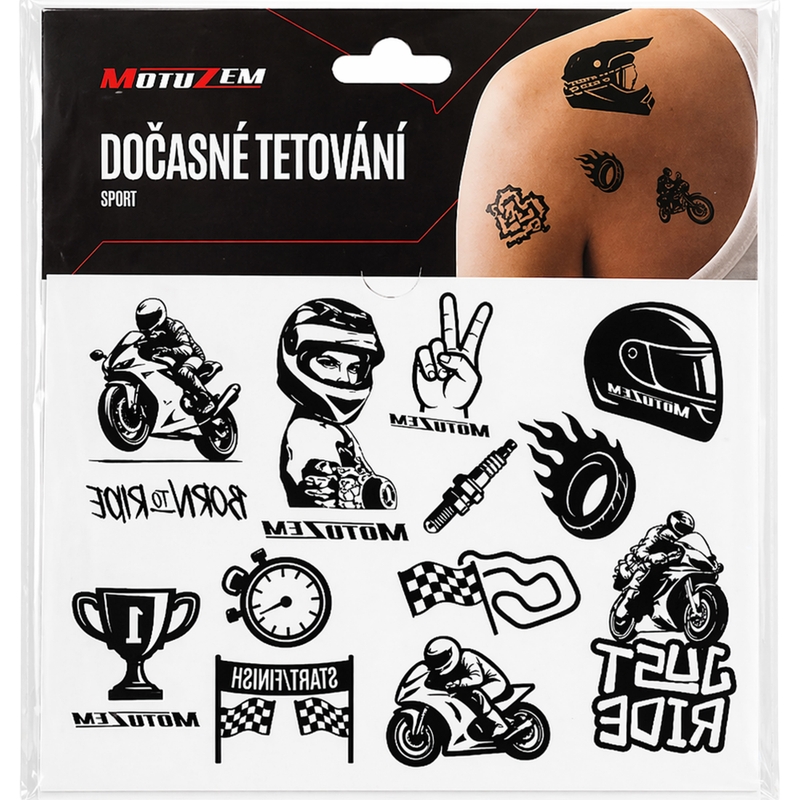 Pagaidu tetovējums MotoZem Sport