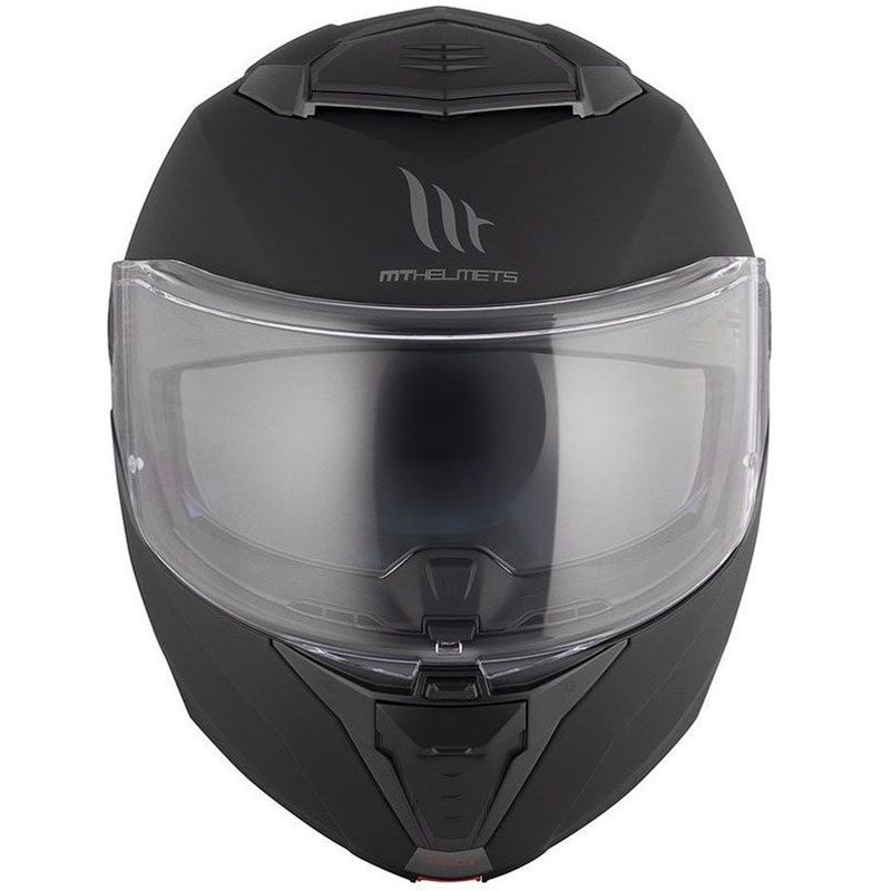 Atverama motocikla ķivere MT ATOM 2 SV SOLID A1 melna matēta - II. kvalitāte