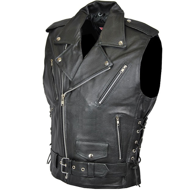 RSA Chopper ādas motocikla veste