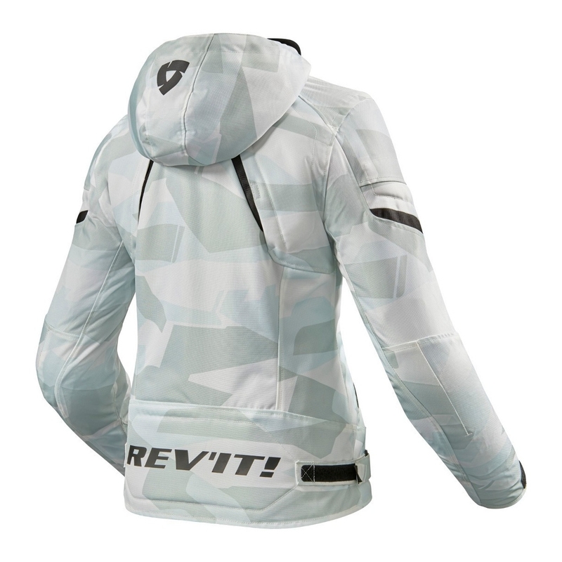 Revit Flare 2 sieviešu motocikla jaka pelēkbalta - II. kvalitāte