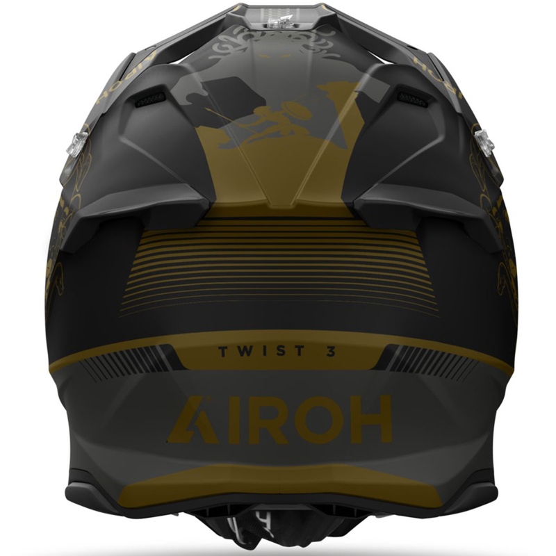 Motokrosa ķivere Airoh Twist 3 Titan matēta