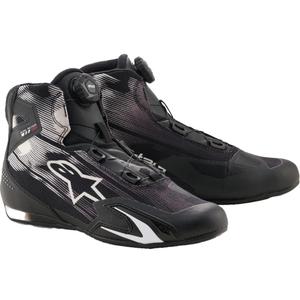 Alpinestars Celer ventilējamie motociklu zābaki melni balti