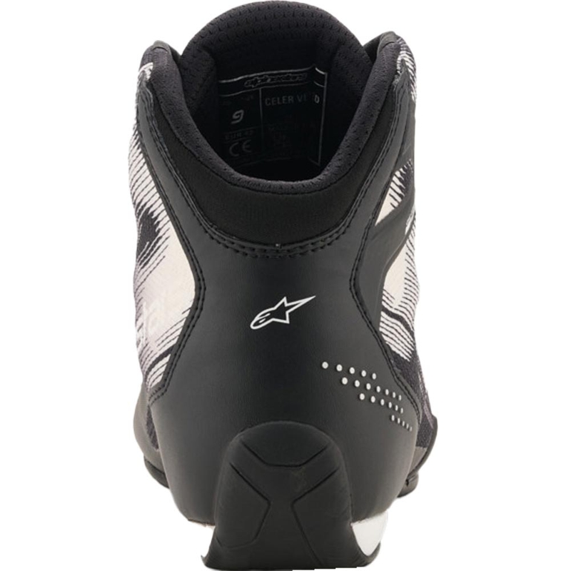 Alpinestars Celer ventilējamie motociklu zābaki melni balti