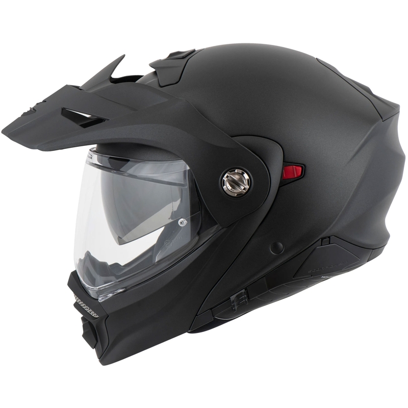 Motocikla ķivere SCORPION ADX-2 Solid pērļu melna matēta