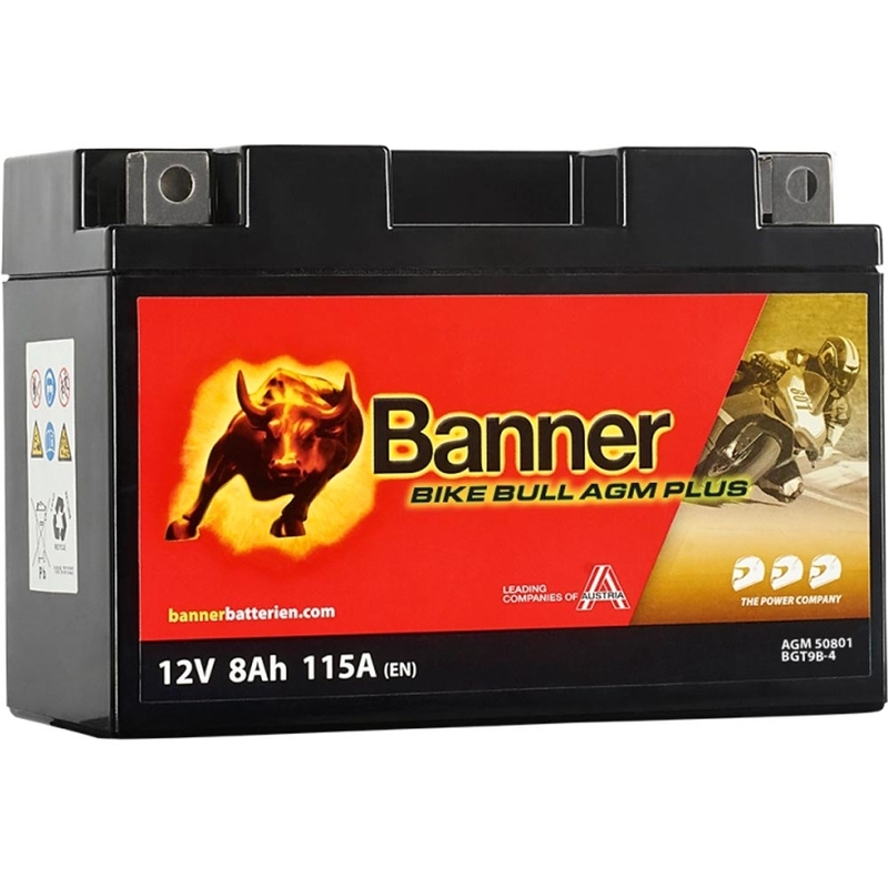 AGM akumulators Banner Bike Bull AGM PLUS AGM PLUS 508 01 / BGT9B-4 - GT9B-4