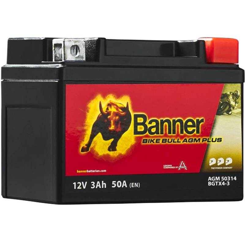 AGM akumulators Banner Bike Bull AGM PLUS AGM PLUS 503 14 / BGTX4-3 - GTX4-3