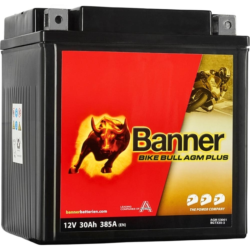 AGM akumulators Banner Bike Bull AGM PLUS AGM PLUS 530 01 / BGTX30-3 - GTX30-3
