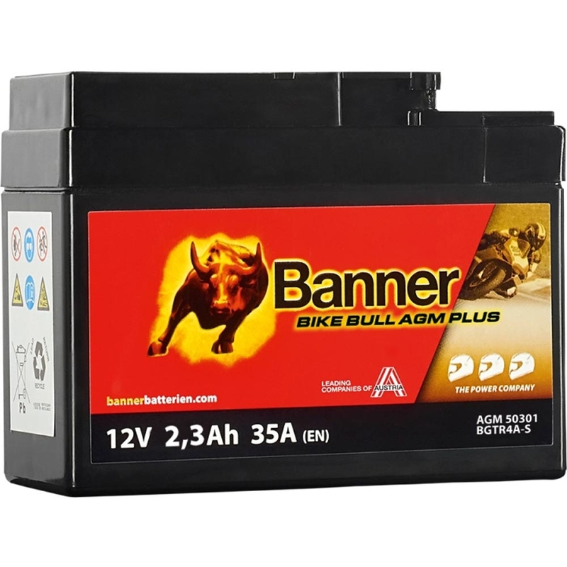 AGM akumulators Banner Bike Bull AGM PLUS AGM PLUS 503 01 / BGTR4A-S - GTR4A-S
