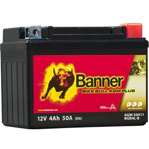AGM akumulators Banner Bike Bull AGM PLUS 504 11 / BGB4L-B - GB4L-B