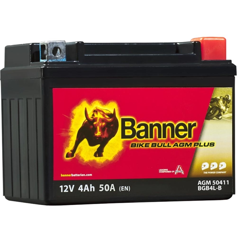 AGM akumulators Banner Bike Bull AGM PLUS 504 11 / BGB4L-B - GB4L-B