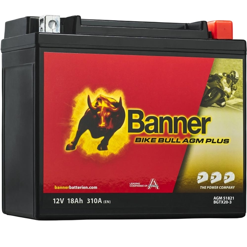 AGM akumulators Banner Bike Bull AGM PLUS AGM PLUS 518 21 / BGTX20-3 - GTX20-3