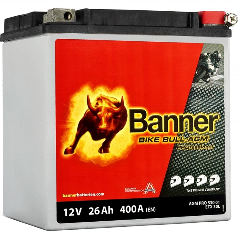 AGM akumulators Banner Bike Bull AGM PROfessional AGM PRO 530 01 / BETX30L - ETX30L