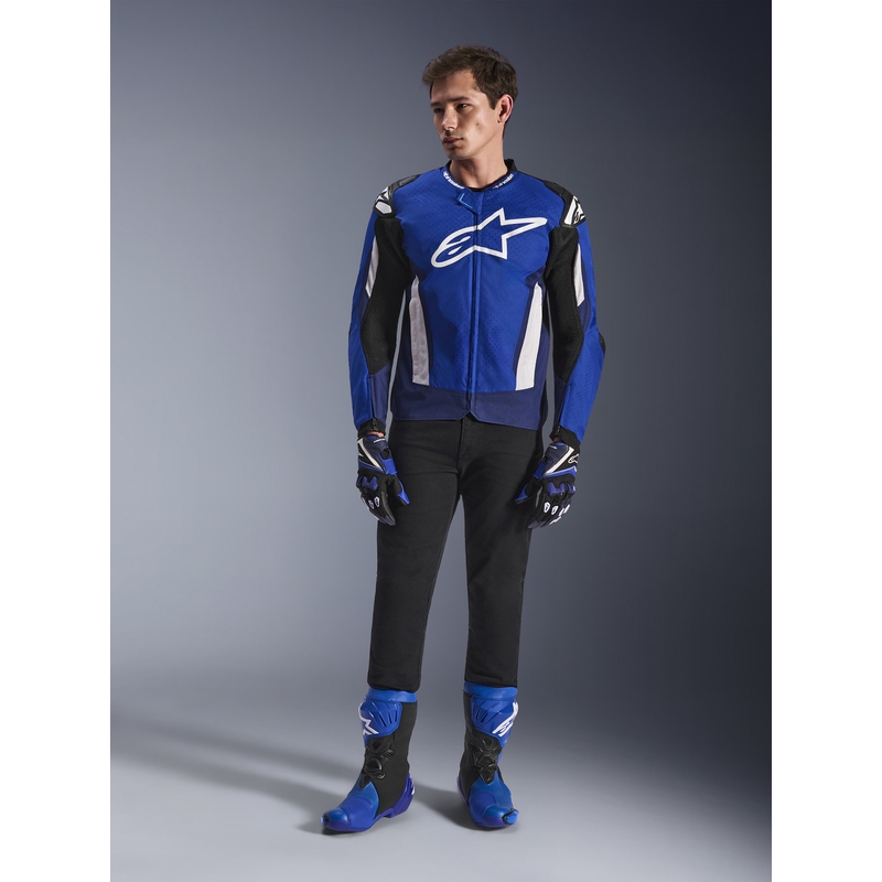 Alpinestars T-GP Air motocikla jaka zila-balta-melna