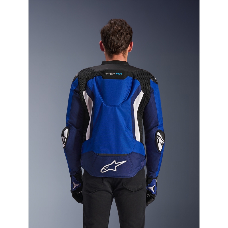 Alpinestars T-GP Air motocikla jaka zila-balta-melna