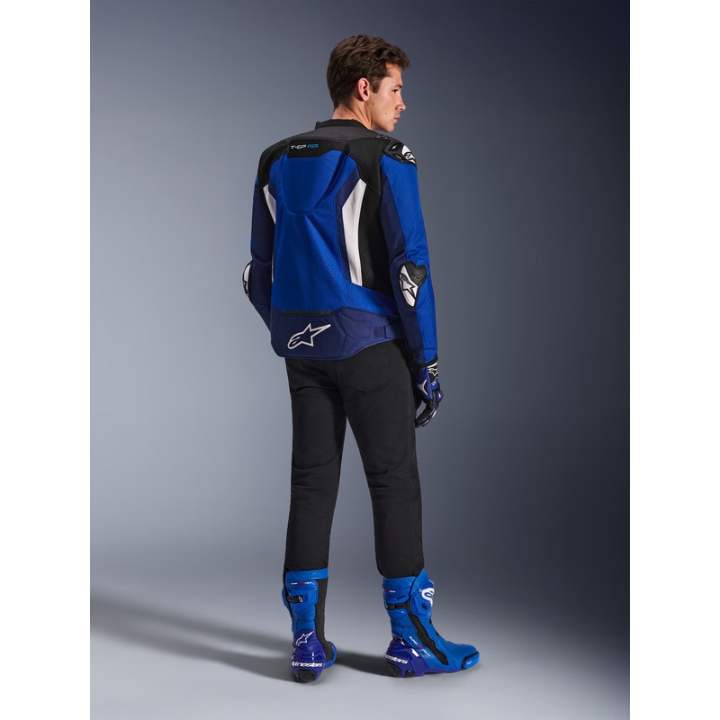 Alpinestars T-GP Air motocikla jaka zila-balta-melna