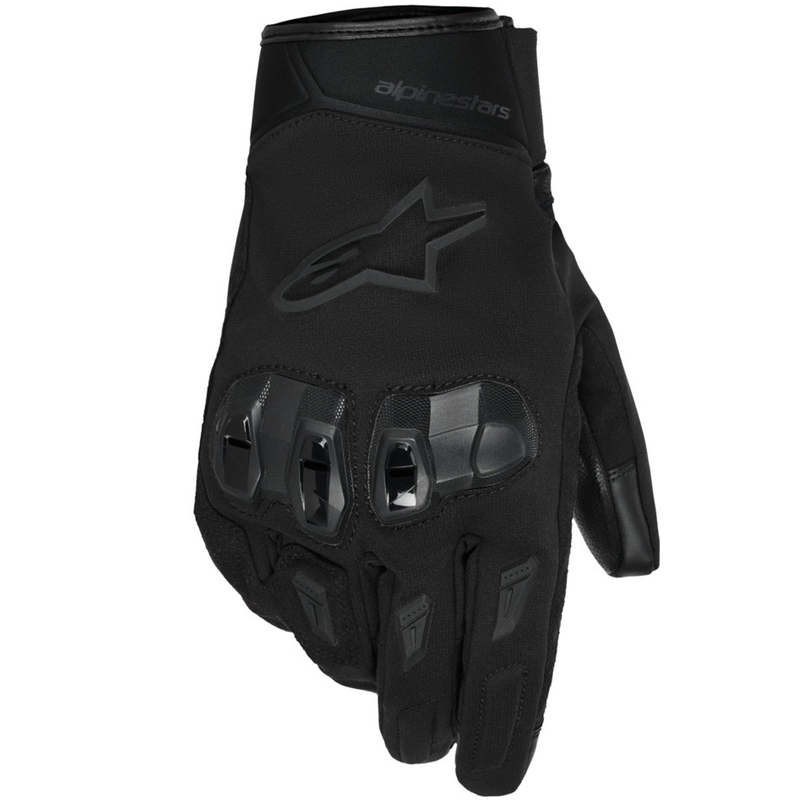 Alpinestars SP XZ ūdensnecaurlaidīgi motocikla cimdi melni-melni
