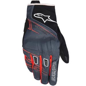 Alpinestars MOBLAST ūdensnecaurlaidīgi motocikla cimdi melni-antracīta-oranži