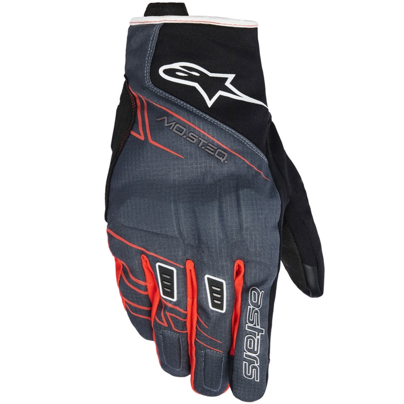 Alpinestars MOBLAST ūdensnecaurlaidīgi motocikla cimdi melni-antracīta-oranži