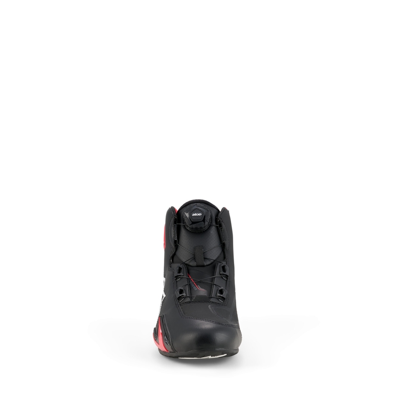 Alpinestars Celer motociklu zābaki melni-sarkani-balti
