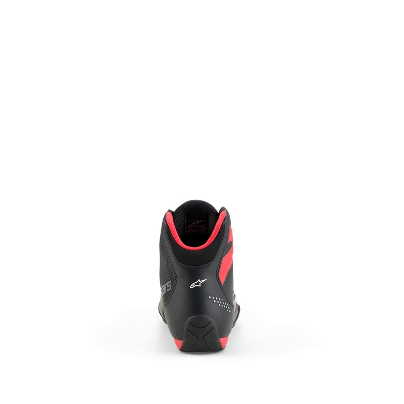 Alpinestars Celer motociklu zābaki melni-sarkani-balti