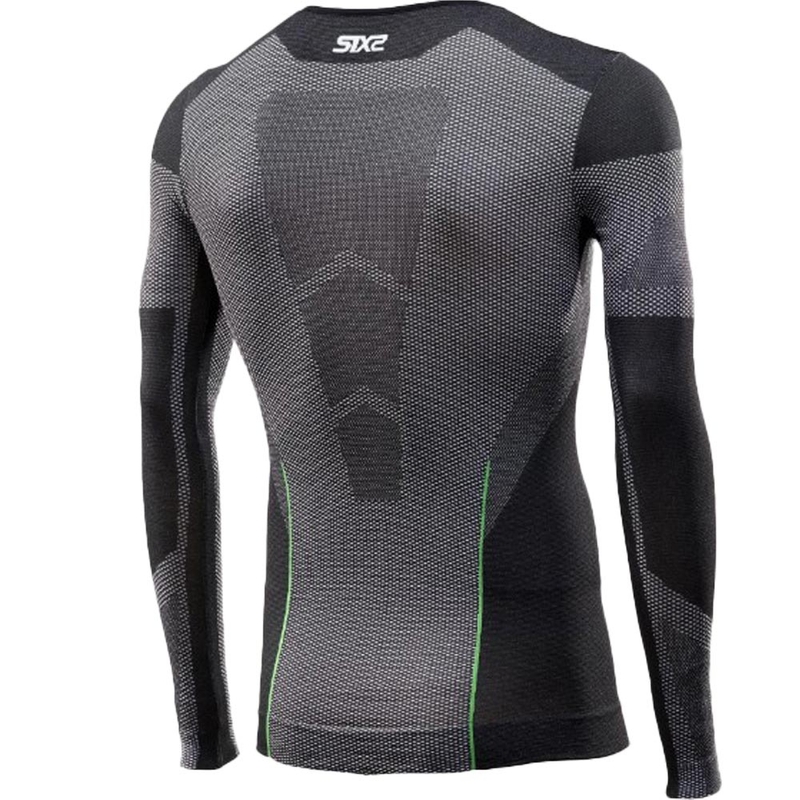 Funkcionāls garroku T-krekls SIXS BT TS2L V2 melns ogles krāsas