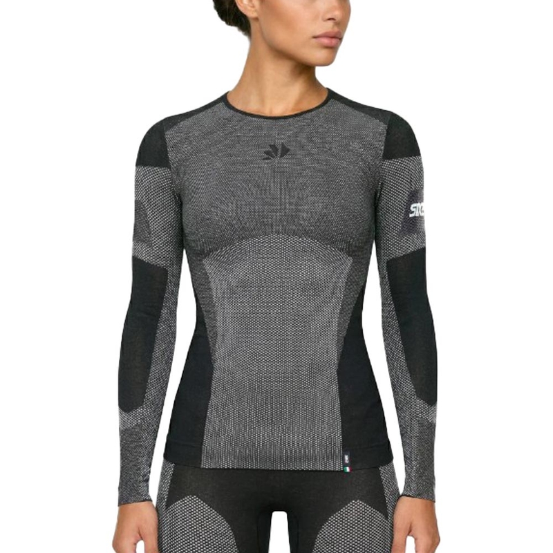 Funkcionāls garroku T-krekls SIXS BT TS2L V2 melns ogles krāsas