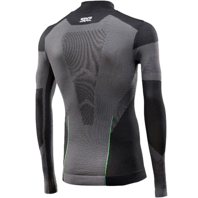 Funkcionāls garroku T-krekls SIXS BT TS3L V2 melns ogles krāsas