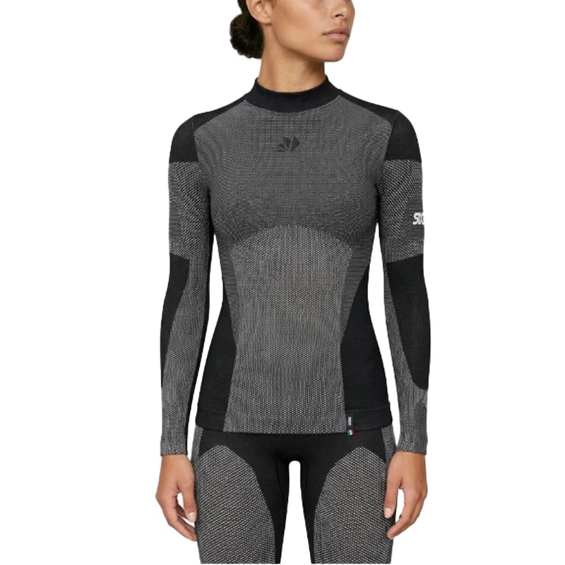 Funkcionāls garroku T-krekls SIXS BT TS3L V2 melns ogles krāsas