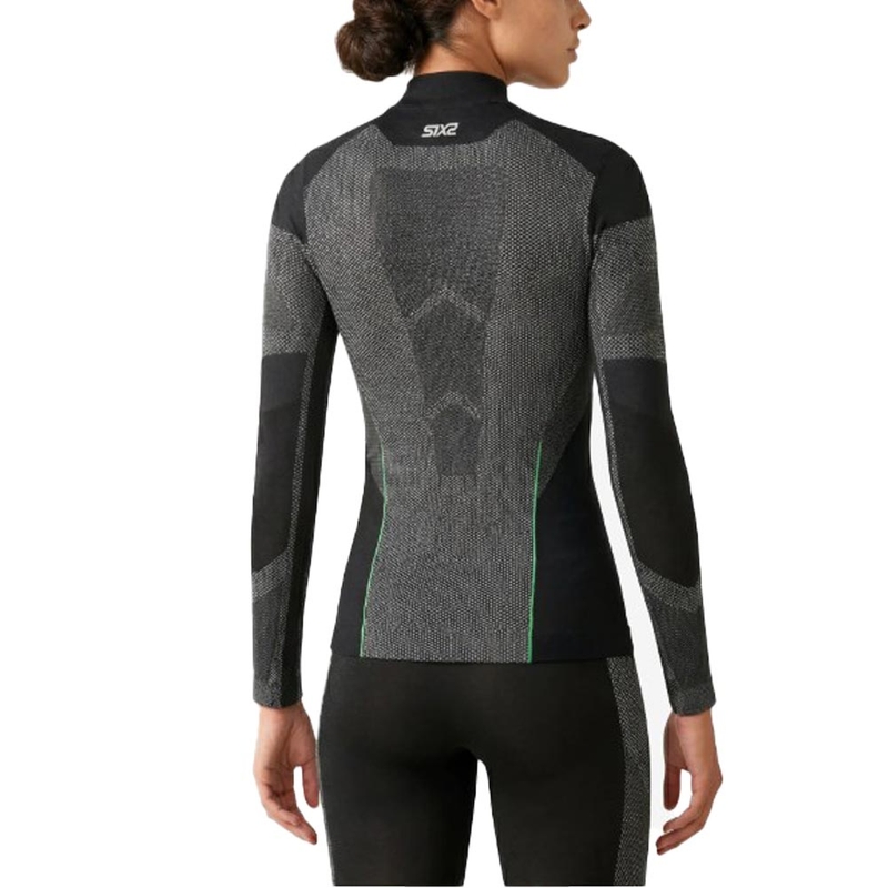 Funkcionāls garroku T-krekls SIXS BT TS3L V2 melns ogles krāsas