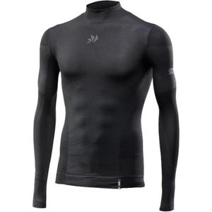 Funkcionāls garroku T-krekls SIXS BT TS3L V2 melns-tumši pelēks