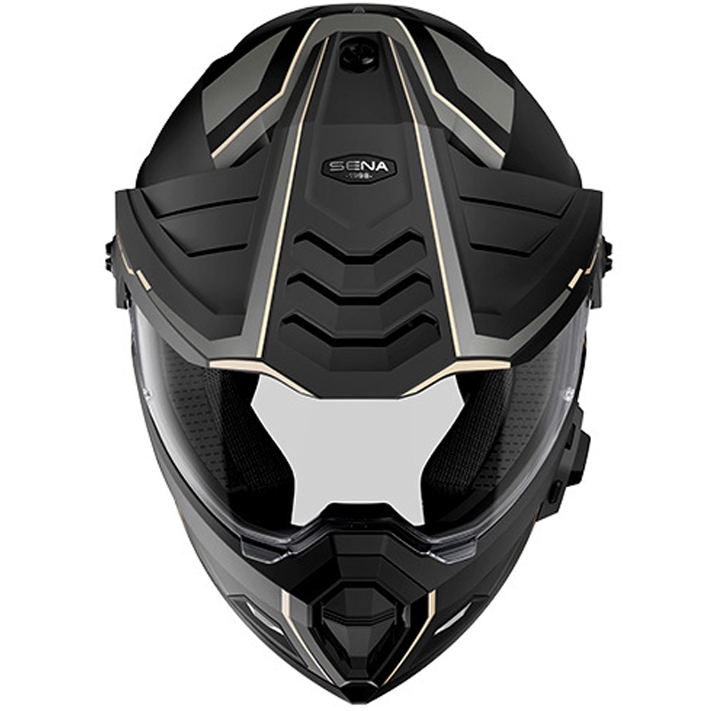 Outlander sietveida ķivere ar austiņām, SENA (matēti melna)