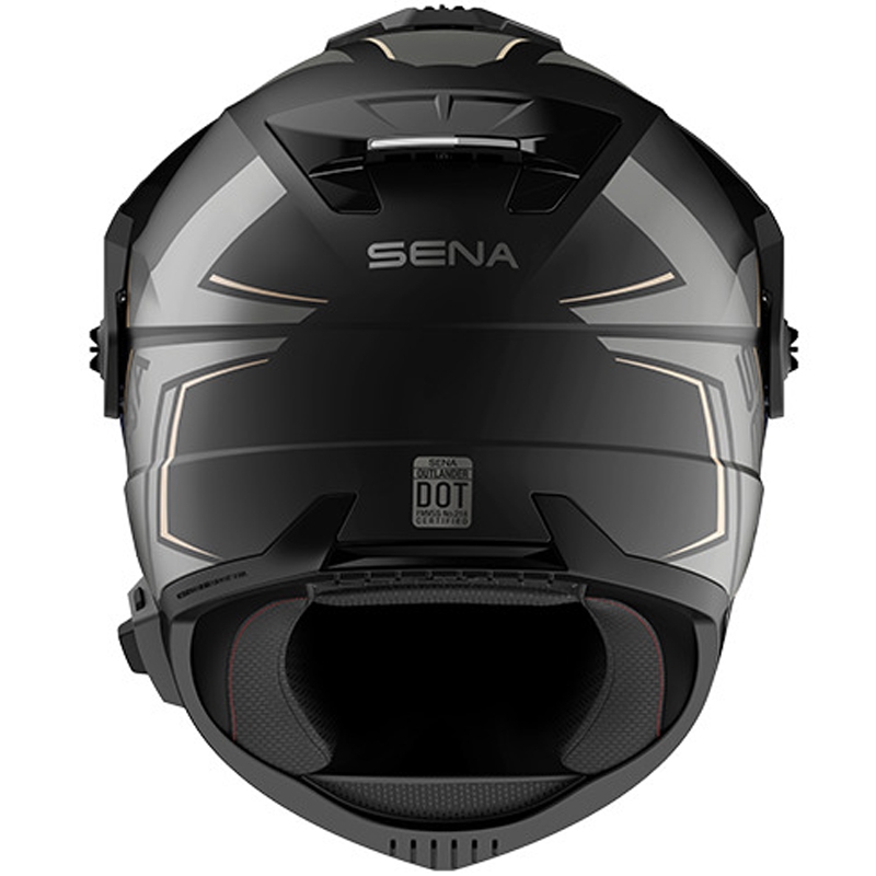 Outlander sietveida ķivere ar austiņām, SENA (matēti melna)