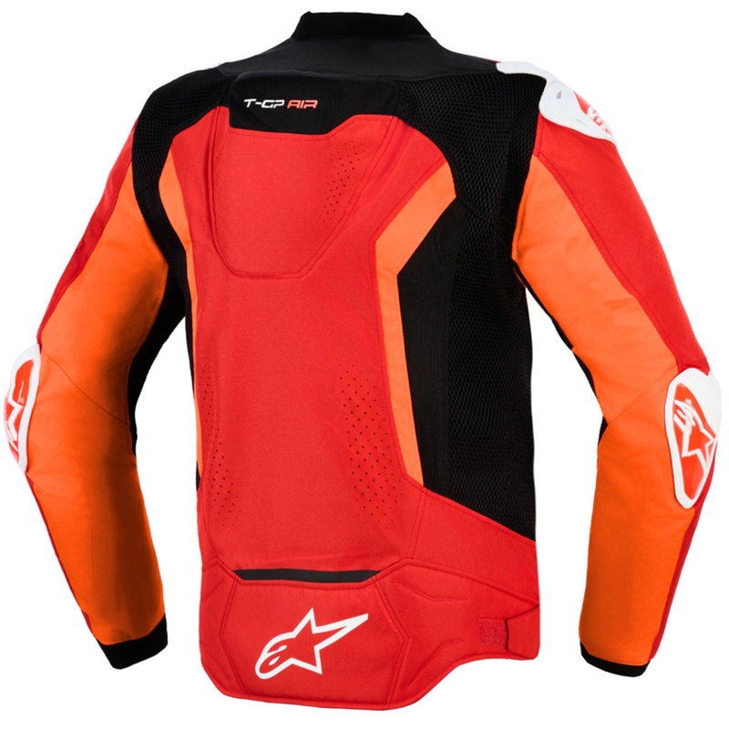Alpinestars T-GP Air motocikla jaka sarkana-fluorescēta-sarkana-balta-melna
