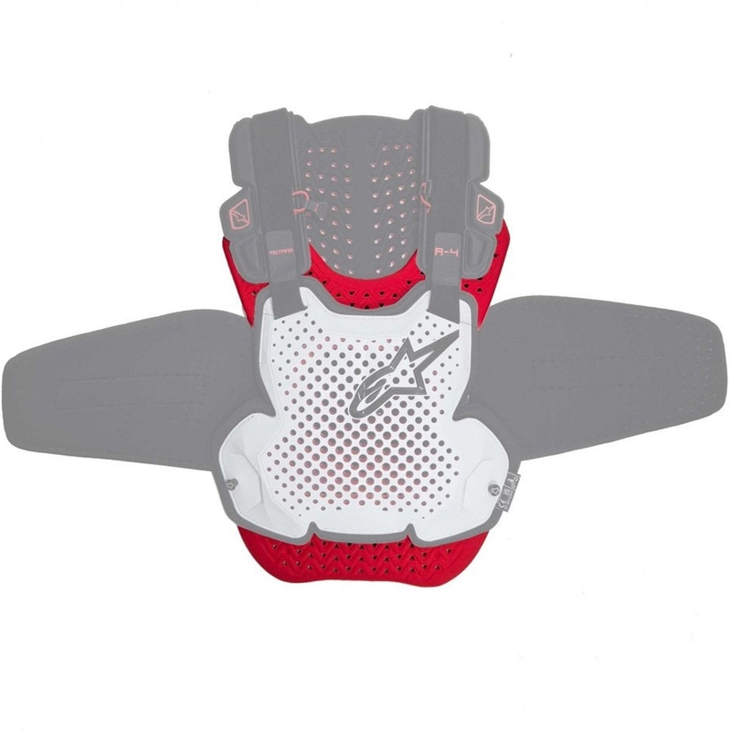 Adapteru komplekts ALPINESTARS A-4 PLASMA krūšu aizsarga pagarināšanai, sarkans