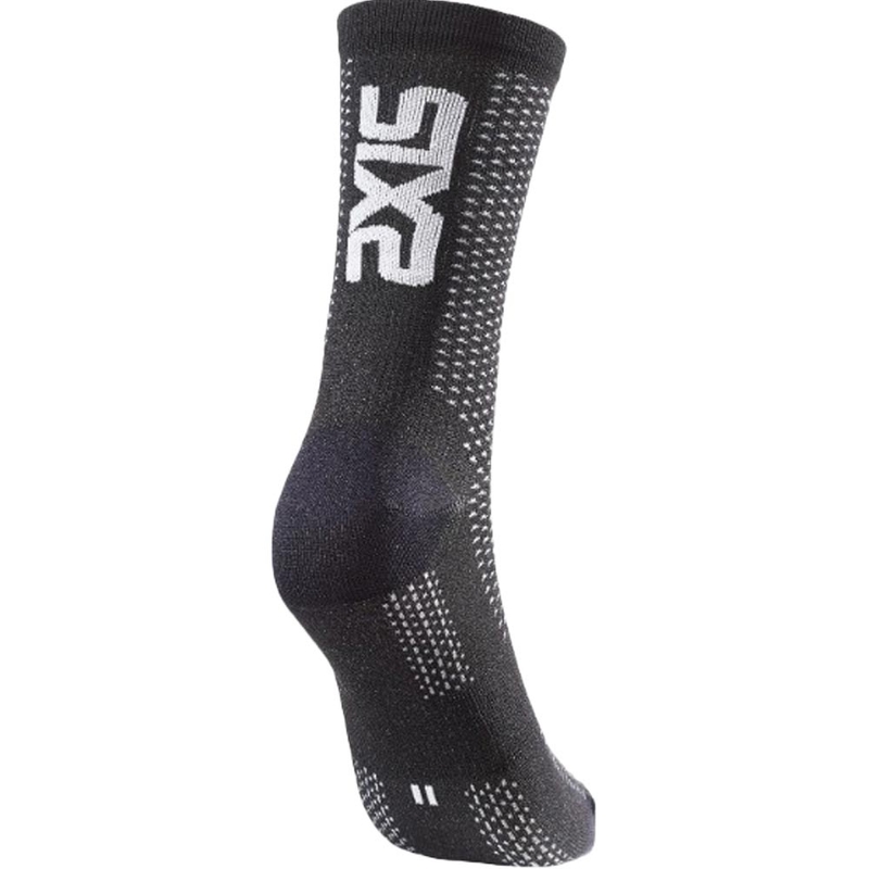 Funkcionālās zeķes SIXS SHORT LOGO V2 melnas, oglekļa krāsas