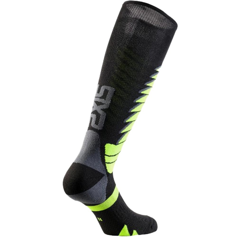Funkcionālās ceļgalu zeķes SIXS SPEED V3 melni zaļas
