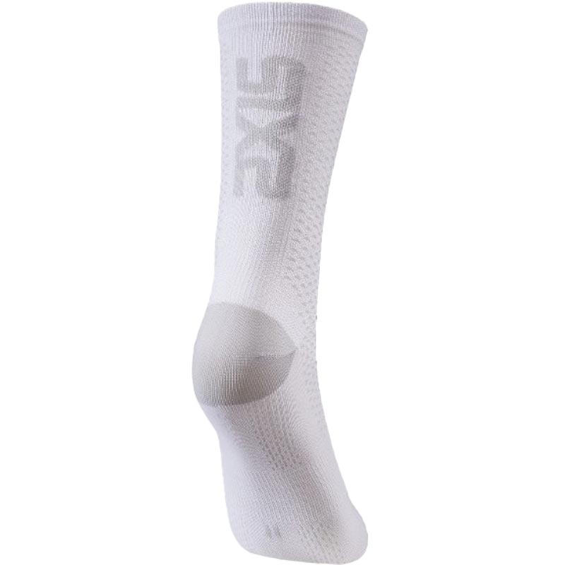 Funkcionālās zeķes SIXS SHORT LOGO V2 sudrabaini baltas