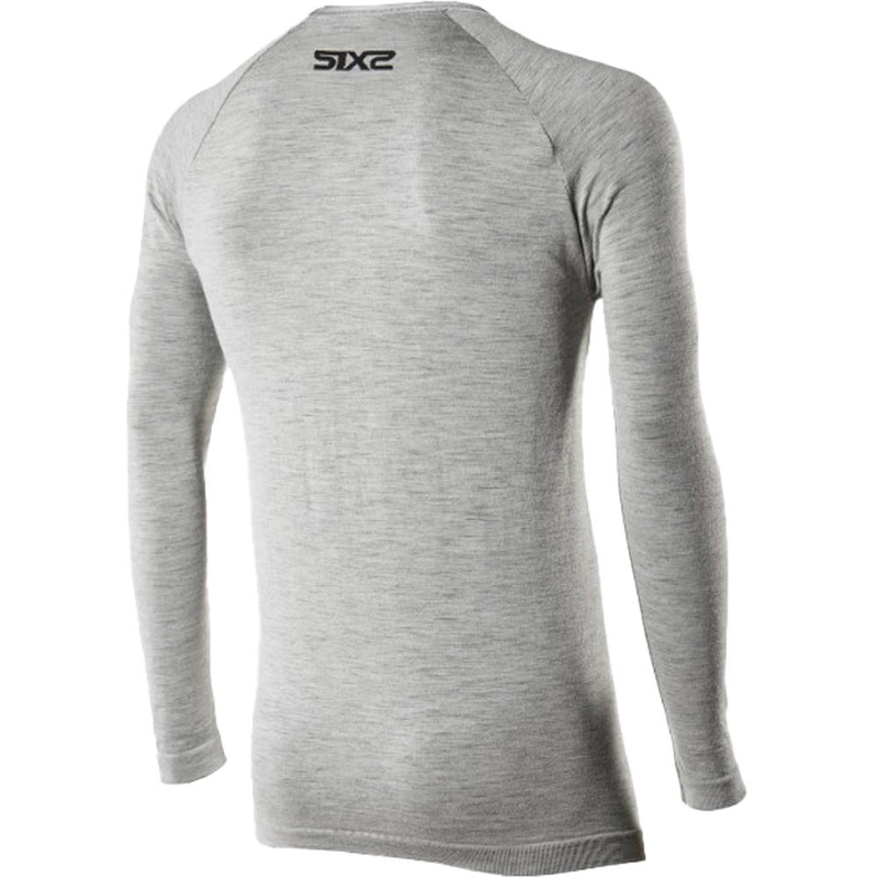 Termo krekls ar garām piedurknēm SIXS TS2 MERINOS pelēks