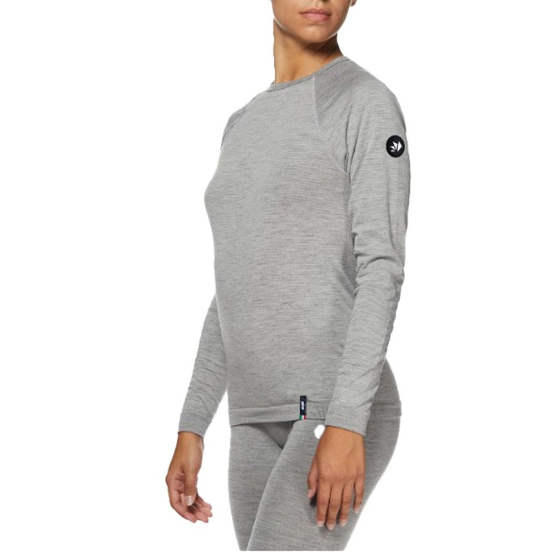 Termo krekls ar garām piedurknēm SIXS TS2 MERINOS pelēks